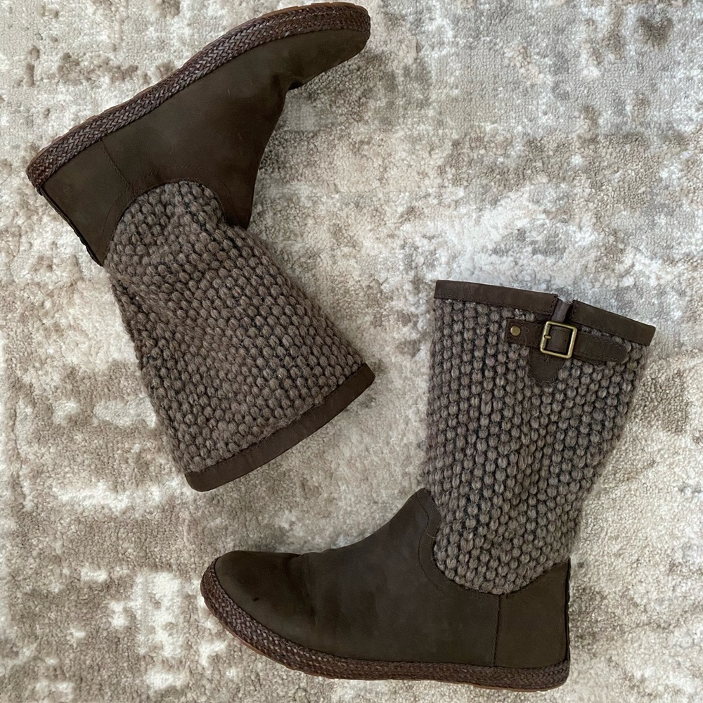 UGG Liza Wool Knit Boots